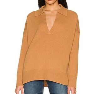 ALL SAINTS Ollar Cashmere Sweater in Camel Brown med